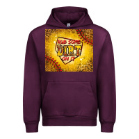 Mauve Wine rub some dirt on it softball Urban Hoodie - Jasminsmagicworld