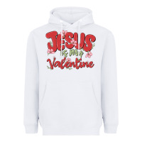 White jesus is my valentine Heavyweight Hoodie - MaliasSmallBusiness