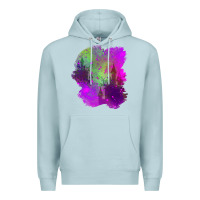 Blue Mist castle halloween patch Premium Hoodie - BundleAndBundleShop