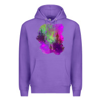 Purple castle halloween patch Premium Hoodie - BundleAndBundleShop