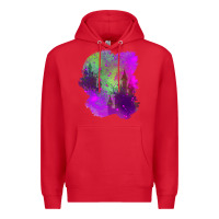 Red castle halloween patch Premium Hoodie - BundleAndBundleShop