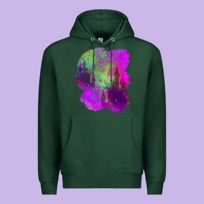 Castle Halloween Patch Premium Hoodie Designed By Bundleandbundleshop