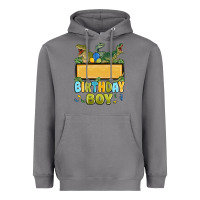 Storm customized dinosaur birthday boy Heavyweight Hoodie - MaliasSmallBusiness