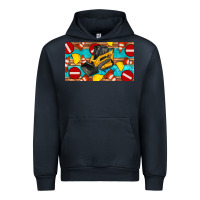 Navy skidsteer sippy Urban Hoodie - Artiststas