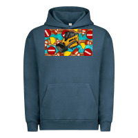 Pigment Midnight Navy skidsteer sippy Urban Hoodie - Artiststas