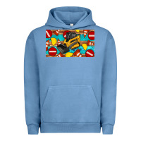 Pigment Pebble Blue skidsteer sippy Urban Hoodie - Artiststas