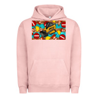 Pigment Salmon skidsteer sippy Urban Hoodie - Artiststas