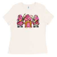 Bone breast cancer gnome Ladies Tee - BarkalooDesign