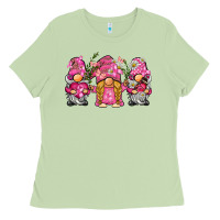 Matcha breast cancer gnome Ladies Tee - BarkalooDesign