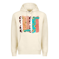 Tofu Western Cowhide Sunflower Jute Glitter Farm Life Brush Stroke Premium Hoodie - Bettercallsaul