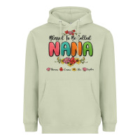 Matcha blessed to be called nana Heavyweight Hoodie - MaliasSmallBusiness