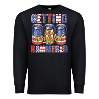 Black getting star spangled hammared Premium Sweatshirt - texasbilliewilder