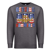 Charcoal Heather getting star spangled hammared Premium Sweatshirt - texasbilliewilder
