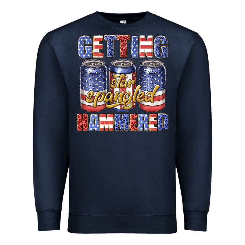 Getting Star Spangled Hammared Premium Sweatshirt by texasbilliewilder | Teevron