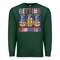Sports Green getting star spangled hammared Premium Sweatshirt - texasbilliewilder