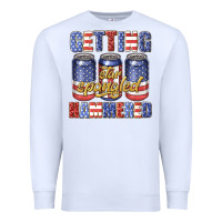 White getting star spangled hammared Premium Sweatshirt - texasbilliewilder