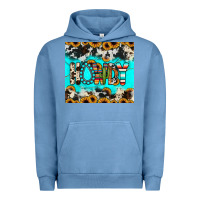 Pigment Pebble Blue howdy Urban Hoodie - JahusDesignShop