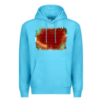 Ocean Blue Western Red Green Farm Life Brush Stroke Premium Hoodie - Bettercallsaul
