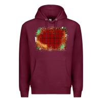 Burgundy Western Red Green Farm Life Brush Stroke Premium Hoodie - Bettercallsaul