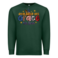 Sports Green god shed his grace on thee Premium Sweatshirt - texasbilliewilder