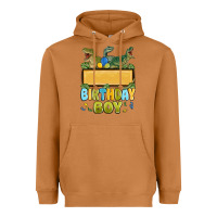 Meerkat customized dinosaur birthday boy Heavyweight Hoodie - MaliasSmallBusiness