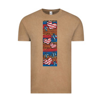 Vintage Coffee usa flag and cross penwraps Vintage Tee - Artiststas