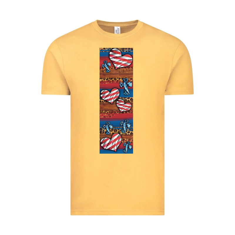 Usa Flag And Cross Penwraps Vintage Tee by Artiststas | Teevron