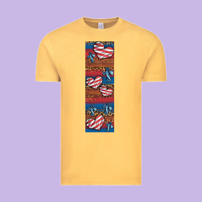 Usa Flag And Cross Penwraps Vintage Tee Designed By Artiststas