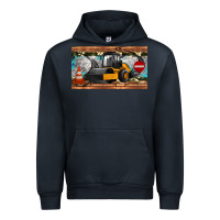 Navy steam roller sippy cup Urban Hoodie - Artiststas