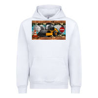 White steam roller sippy cup Urban Hoodie - Artiststas