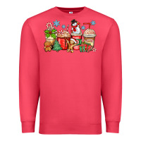 Cardinal christmas coffee cups Premium Sweatshirt - Zillion Design Studio