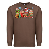 Chestnut christmas coffee cups Premium Sweatshirt - Zillion Design Studio