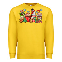 Lemon christmas coffee cups Premium Sweatshirt - Zillion Design Studio