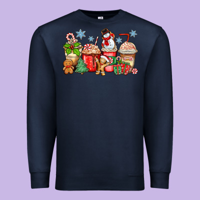 Premium Sweatshirt christmas coffee cups
