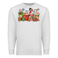 Oatmeal Heather christmas coffee cups Premium Sweatshirt - Zillion Design Studio