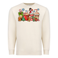 Sandshell christmas coffee cups Premium Sweatshirt - Zillion Design Studio