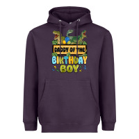 Plum daddy of the birthday boy Heavyweight Hoodie - MaliasSmallBusiness