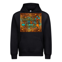 Black grateful thankful blessed turkey Urban Hoodie - JahusDesignShop