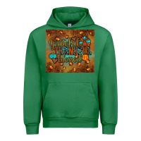 Emerald grateful thankful blessed turkey Urban Hoodie - JahusDesignShop