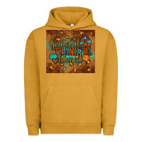 Pigment Peanut Butter grateful thankful blessed turkey Urban Hoodie - JahusDesignShop