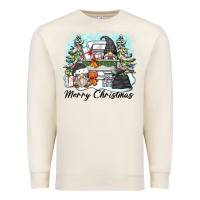 Merry Christmas Gnomes Premium Sweatshirt | Teevron