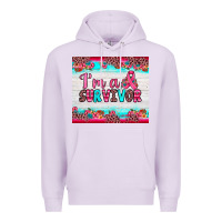 Lilac i'm a survivor Premium Hoodie - JahusDesignShop