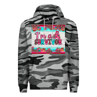 Slate Camo i'm a survivor Premium Hoodie - JahusDesignShop