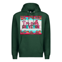 Sports Green i'm a survivor Premium Hoodie - JahusDesignShop