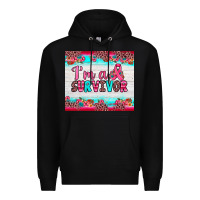 Black i'm a survivor Premium Hoodie - JahusDesignShop