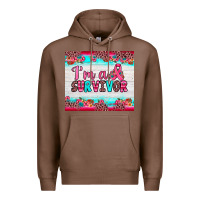 Chestnut i'm a survivor Premium Hoodie - JahusDesignShop
