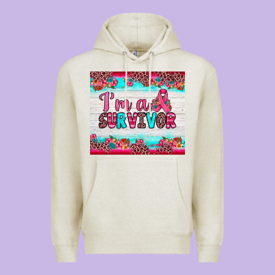 I'm A Survivor Premium Hoodie Designed By Jahusdesignshop