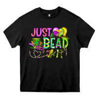 Black Just Bead it Heavy Core Tee - CowhideDigitalArt