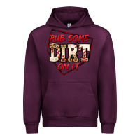 Mauve Wine rub some dirt on it baseball Urban Hoodie - Jasminsmagicworld
