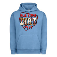 Pigment Pebble Blue rub some dirt on it baseball Urban Hoodie - Jasminsmagicworld